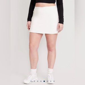 White Tennis Skort